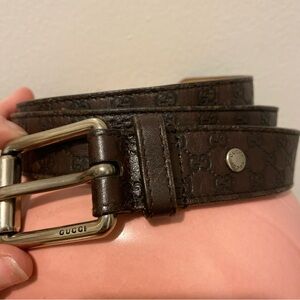 Gucci Dark Brown Leather Belt Bag